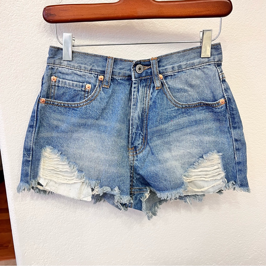 Brand New High Waisted Denim Shorts